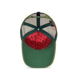 Sense Art removable Trucker Hat Kaki Green