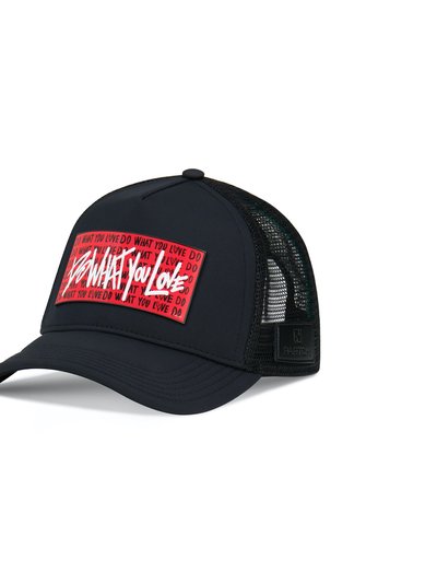 Partch Trucker Hat Black Removable DWYL R55 Art product