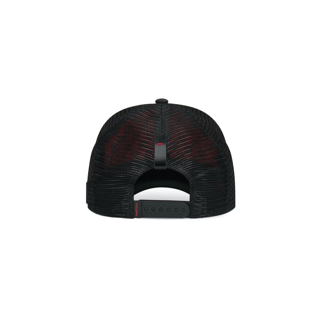 Partch Black Trucker Hat Black Removable DWYL R55 Art