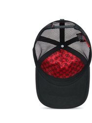 Trucker Hat Black Removable Exsyt Art