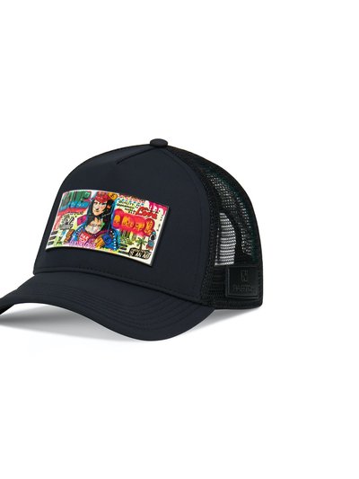 Partch Trucker Hat Black removable Mona Art product