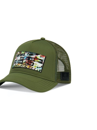 Partch Trucker Hat Kaki Removable Unixvi Art product