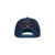 Trucker Hat Navy Blue Removable Pop Love Black/White Art