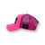 Trucker Hat Pink Removable Pop Love Black/White Art