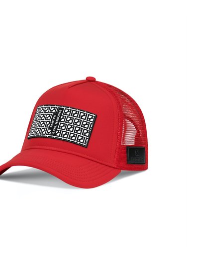 Partch Trucker Hat Red Removable BRKL Art product