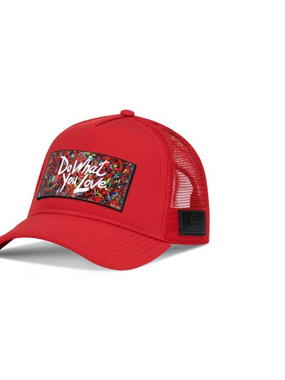 Partch Trucker Hat Red Removable DWYL B77 Art product