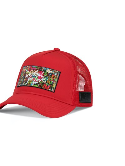 Partch Trucker Hat Red Removable DWYL G11 Art product