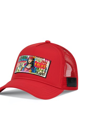 Partch Trucker Hat Red removable Mona Art product