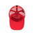 Trucker Hat Red removable Pop Love - Black/White Art