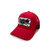 Trucker Hat Red Removable Roses Art - Red