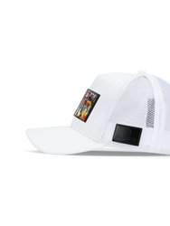 Trucker Hat White Removable Dulxy Art