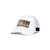 Trucker Hat White Removable Dulxy Art - White