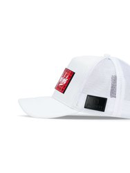 Trucker Hat White Removable DWYY R55 Art