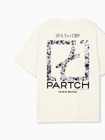 Partch Viral Oversized T-Shirt Short Sleeves In Cream product