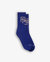 Diagonal Monogram Socks - Purple / Beige