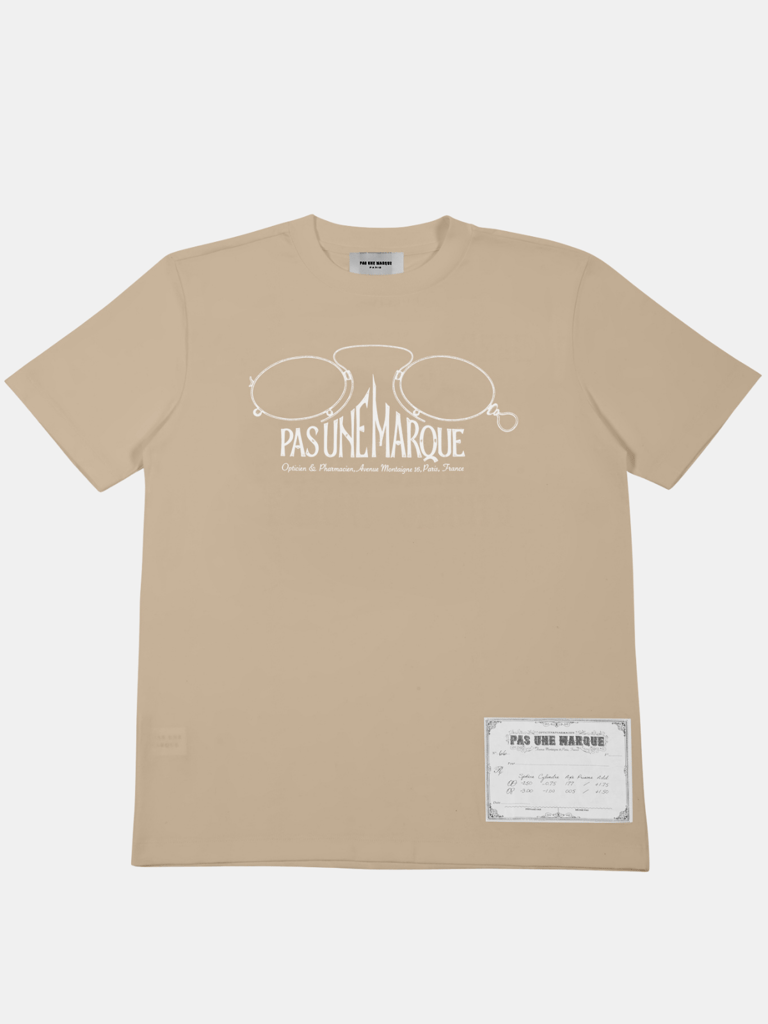 Optique Tee Shirt Short Sleeve - Brown