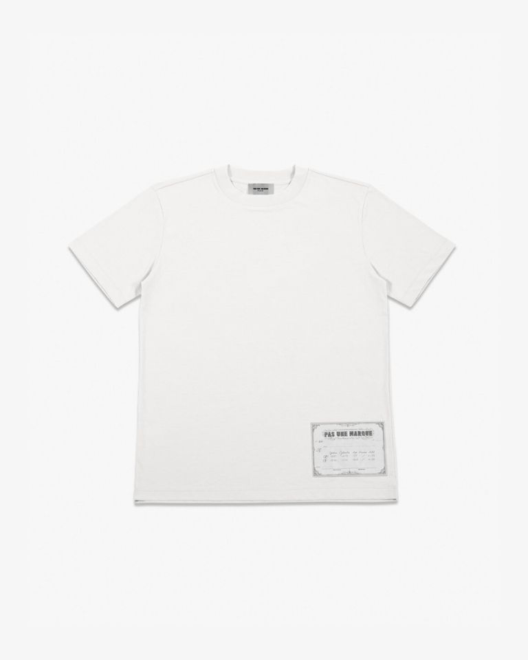 Prescription Tee Shirt Short Sleeve - Raw White