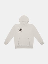 Reversed Hoodie (Pearl Grey) - White