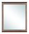 32 in. x 39.5 in. Classic Rectangle Framed Dresser Mirror - Gray/Brown