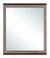 32 in. x 39.5 in. Classic Rectangle Framed Dresser Mirror - Gray/Brown