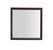36 in. x 36 in. Classic Square Framed Dresser Mirror - Espresso