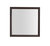 36 in. x 36 in. Classic Square Framed Dresser Mirror - Espresso