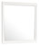 38 in. x 38 in. Classic Square Framed Dresser Mirror