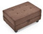 Gallant Chocolate Microfiber Upholstered Storage Ottoman