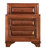 LaVita 3-Drawer Nightstand - Oak