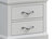 Lorana 2-Drawer Metalic Black Nightstand