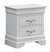 Lorana 2-Drawer Metalic Black Nightstand