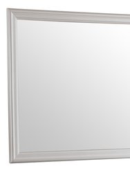 Lorana 38 in. x 38 in. Modern Square Framed Dresser Mirror