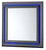 Lorana 38 in. x 38 in. Modern Square Framed Dresser Mirror