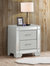 Madison 2-Drawer Silver Champagne Nightstand