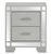 Madison 2-Drawer Silver Champagne Nightstand - Silver Champagne