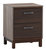 Magnolia 2-Drawer Brown Nightstand