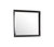 Marilla 35 in. x 39 in. Modern Rectangle Framed Dresser Mirror