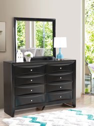 Marilla 35 in. x 39 in. Modern Rectangle Framed Dresser Mirror