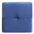 Nailer Navy Blue Twill Upholstered Ottoman