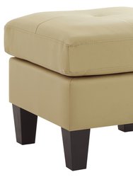 Newbury Faux Leather Upholstered Ottoman