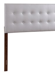 Super Nova Light Grey Full Upholstered Tufted Panel Headboard