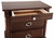 Triton 3-Drawer Cappuccino Nightstand