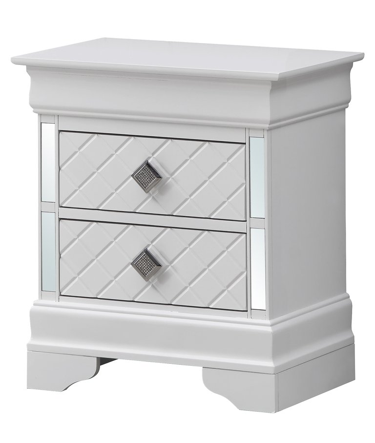 Verona 2-Drawer Nightstand