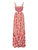 Crochet Top Tiered Bottom Maxi Dress