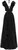 Flutter Sleeve Maxi Dress - Black