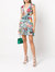 Hibiscus Cutout Mini Dress - Celeste Multi