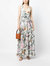 Jasmin Sleeveless Ruffle Maxi Dress - White