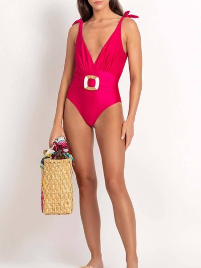 Pat Bo Plunge Belted One Piece product