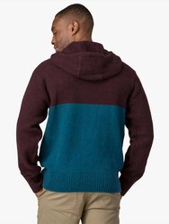 Recycled Wool-Blend Sweater Hoody