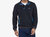 Shearling Button Pullover - Pitch Blue
